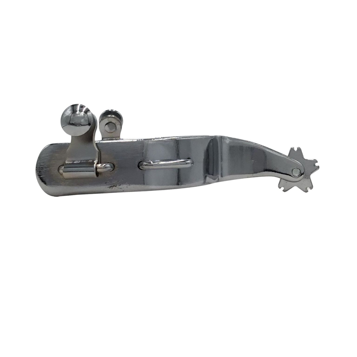 Espuelas cromadas con ruedecillas de toro