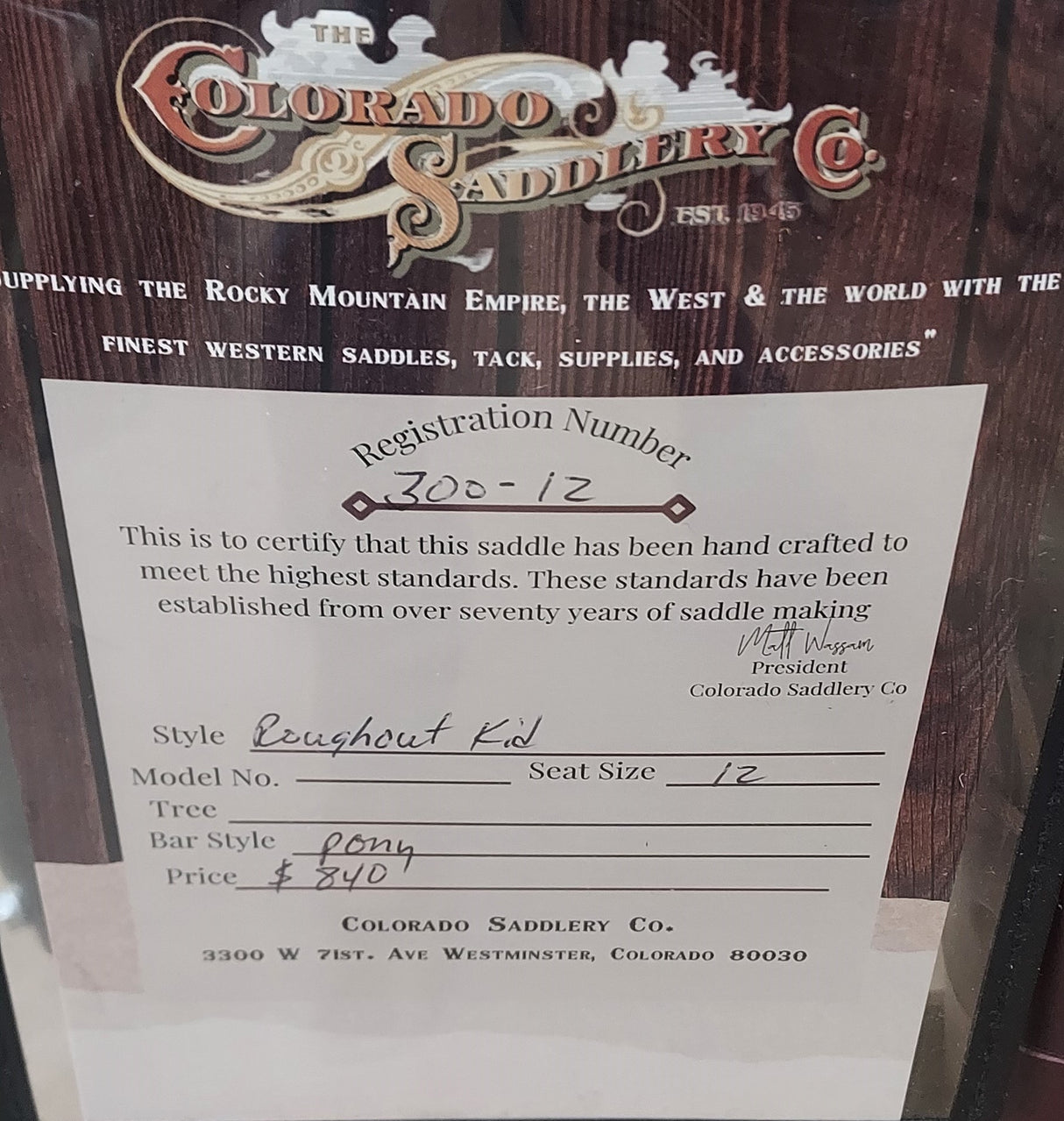 Silla de poni para niños Roughout de 12"