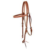 Deluxe Mahogany Browband Headstall