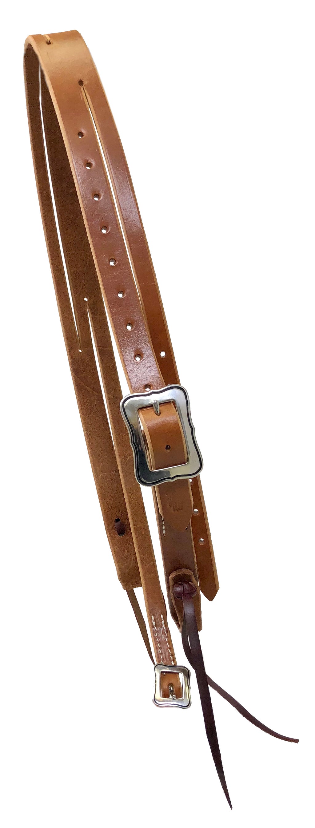 Pro Series 1 5/8" Extra Heavy Harness Slit Ear Headstall with Outline Hardware
