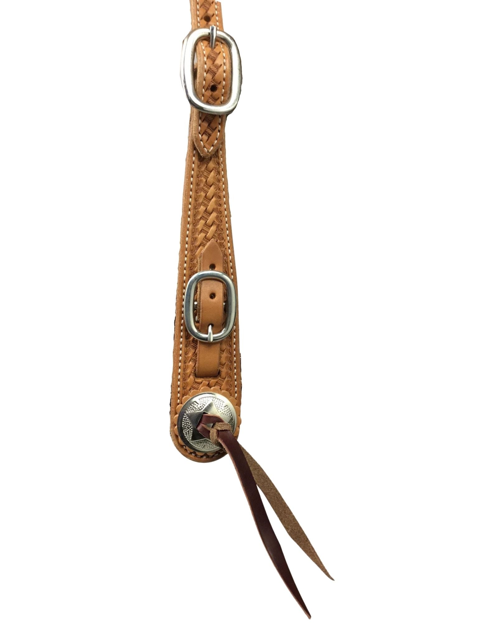 Basket Stamped Old Style Headstall with Noseband – Colorado Saddlery