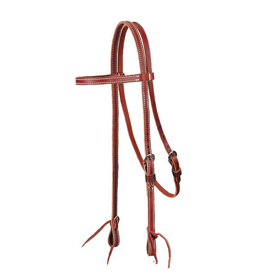 Latigo Leather Headstall - 5/8