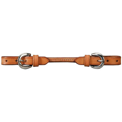 Round Leather Curb Strap