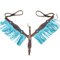 Turquoise Inlay Breast Collar