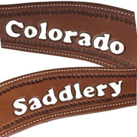 Colorado Saddlery White Lettered Roper Breast Collar