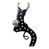 Pro Series - Mejilla plana de acero negro de 8" con boca de pala flotante de 5"