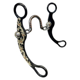 Pro Series 7" de acero negro Sheridan Flat Cheek con broca de puerto de cadena de 5 1/2"
