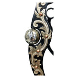 Pro Series 7" Black Steel Sheridan Flat Cheek with 5" Dogbone Mouth