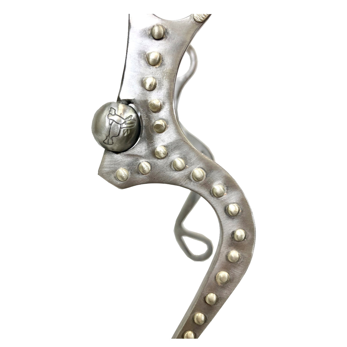 Serie Pro de 8" de acero inoxidable con mejilla plana y boca de pala flotante de 5"