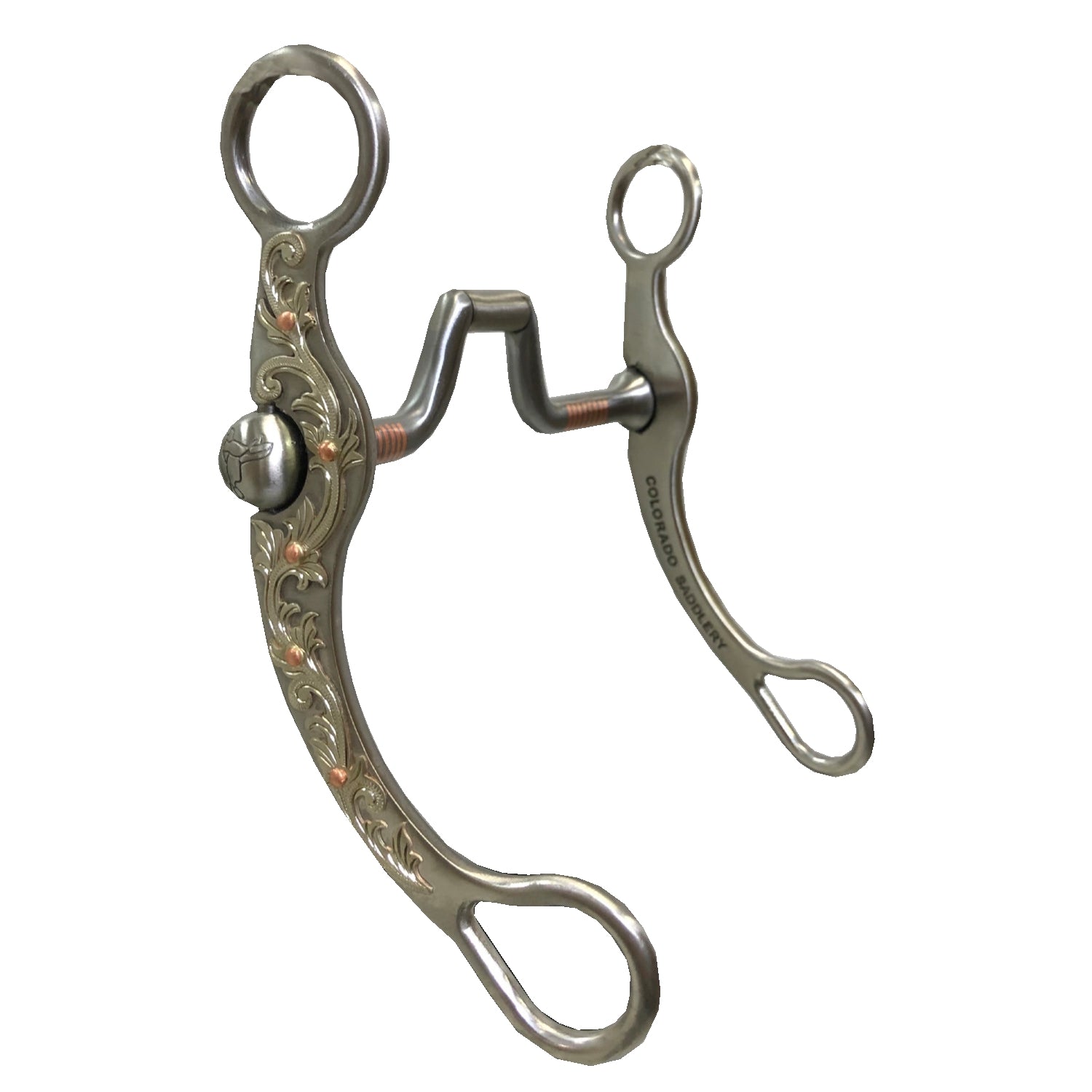 Horse Riding Bit Stainless Steel Pelham Horse Bit With Copper Rollers ...
