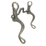 Broca de vástago plano de acero inoxidable de 8" de la serie Pro con boca de puerto cuadrado SI de 5" con incrustación de cobre