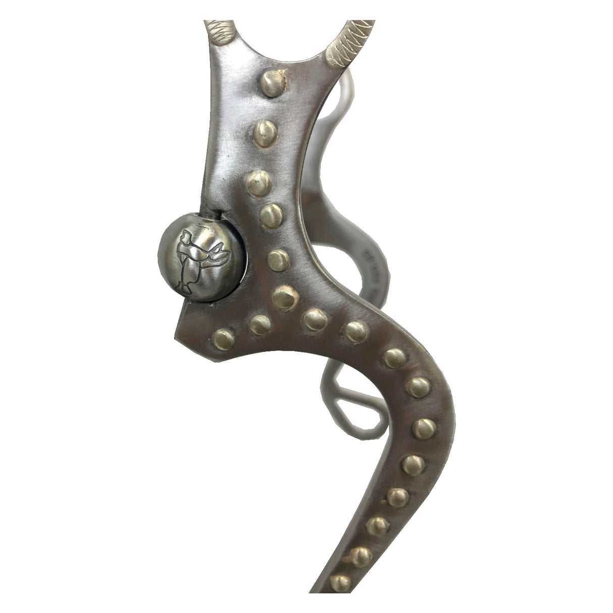 Broca de vástago plano de acero inoxidable de 8" de la serie Pro con boca de puerto cuadrado SI de 5" con incrustación de cobre