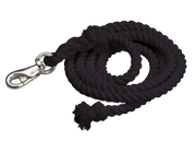 Cotton Lead Ropes - 10' with Bullsnap, Various Colors