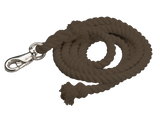 Cotton Lead Ropes - 10' with Bullsnap, Various Colors