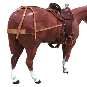 Deluxe Leather Saddle Breeching
