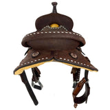 Buckstitched Barrel Saddle