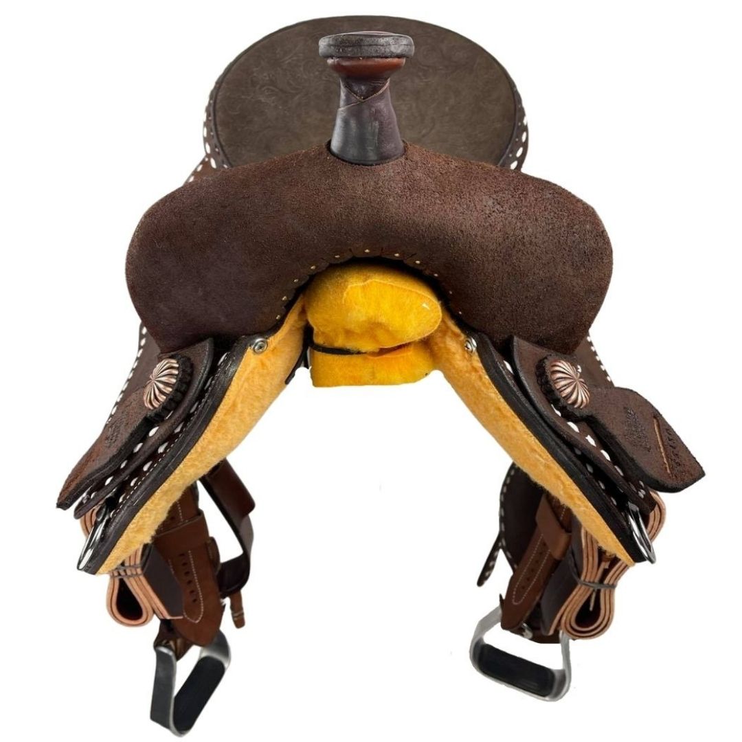 Buckstitched Barrel Saddle