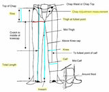 Chaps de rodeo rojos para niños