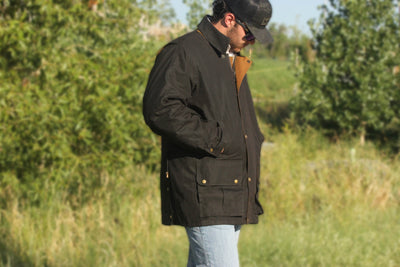 Yellowstone Ranchwear Men's Oil Skin Jacket