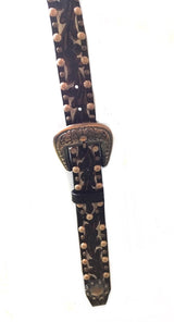 Cabezada con cinturón ajustable tricolor