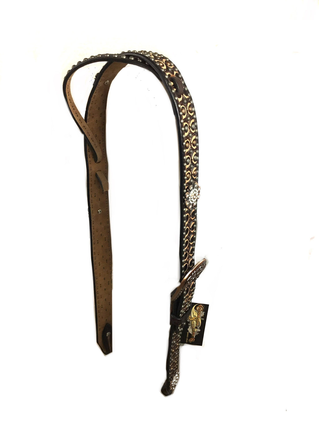 Two Toned Adjustable Belt Headstall
