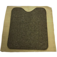 Woven Top Saddle Pads with 100% Wool
