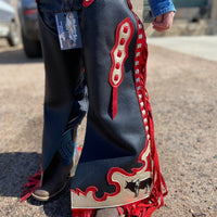 Kids Red Rodeo Chaps