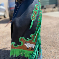 Kids Green Rodeo Chaps