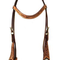 Floral Tooled Headstall