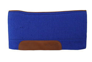 Spine Relief Woven Blanket Saddle Pad with Wool Bottom- ASSORTED COLORS