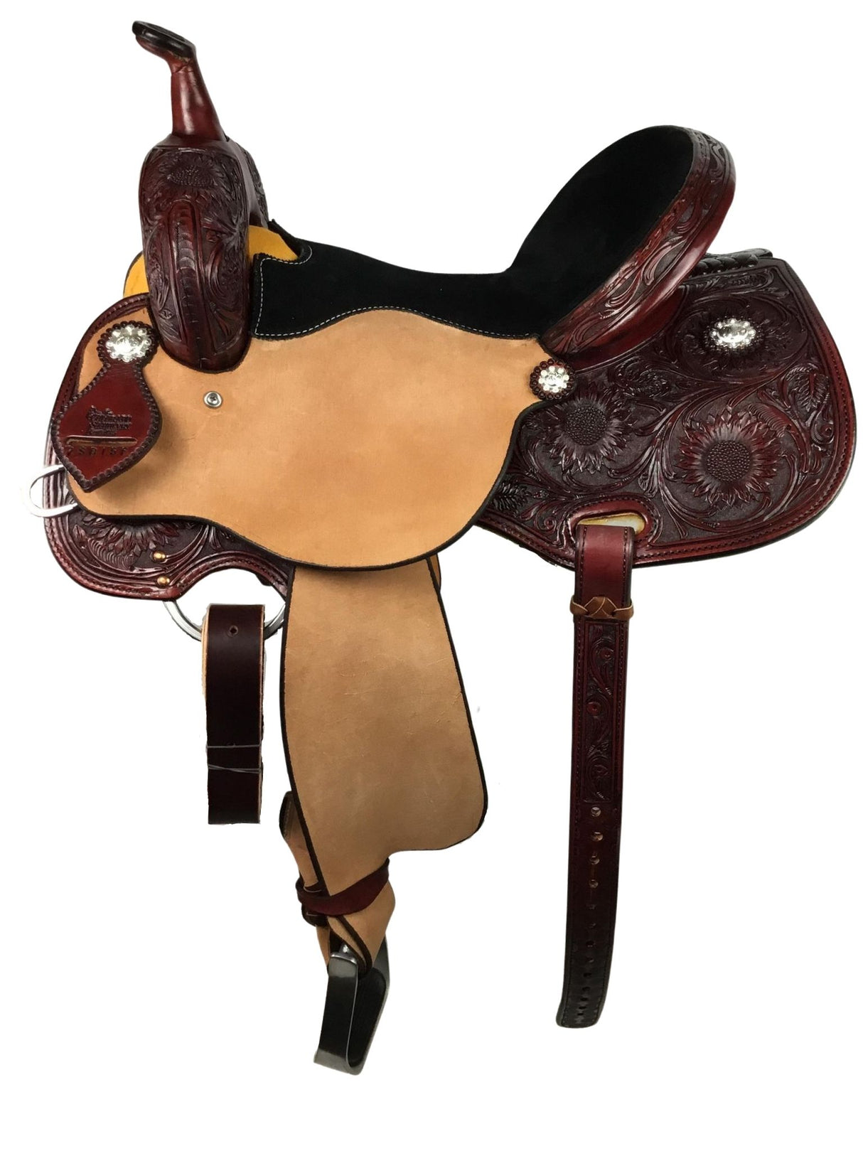 15.5" Sunflower Barrel Saddle