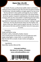 Tee See Leather Conditioner