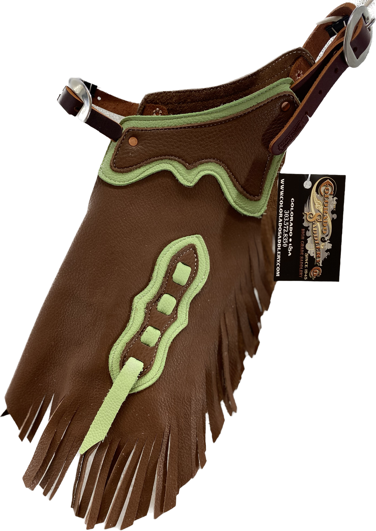 Chinks marrones y verdes claros para niños