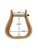 Metal Bound Visalia Stirrups